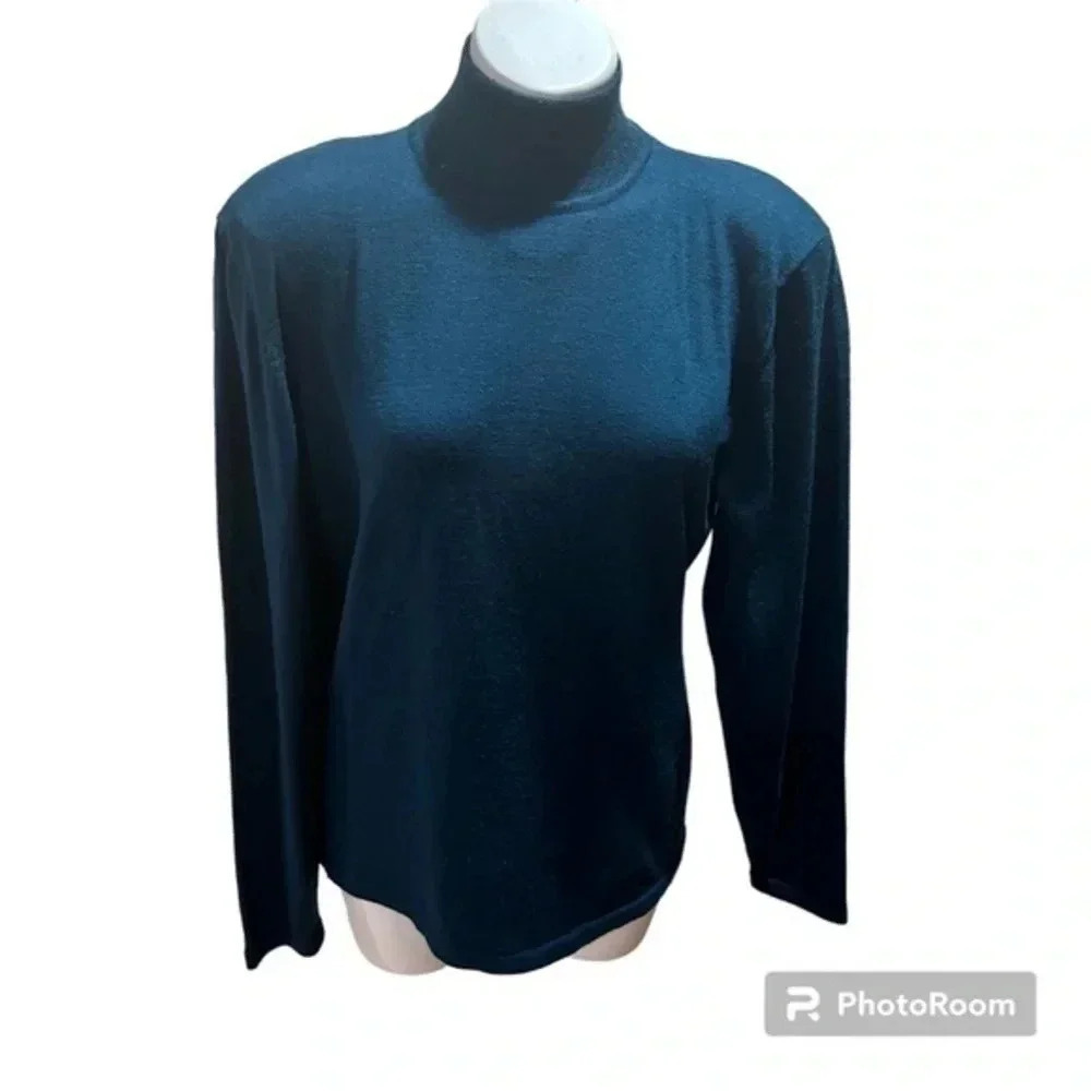 Nordstrom Teal Turtleneck Sweater